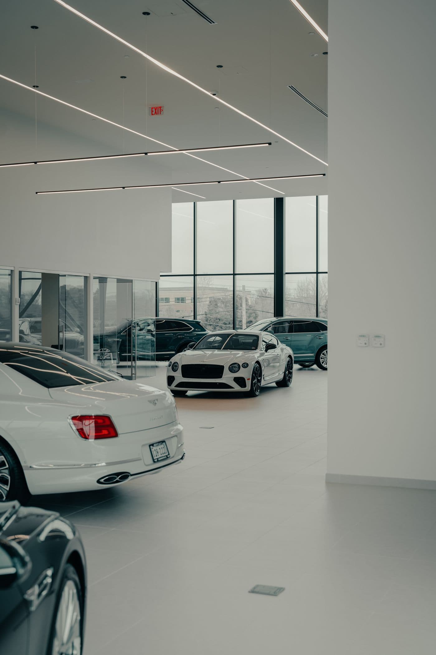Lüks araç showroom — araç satışı